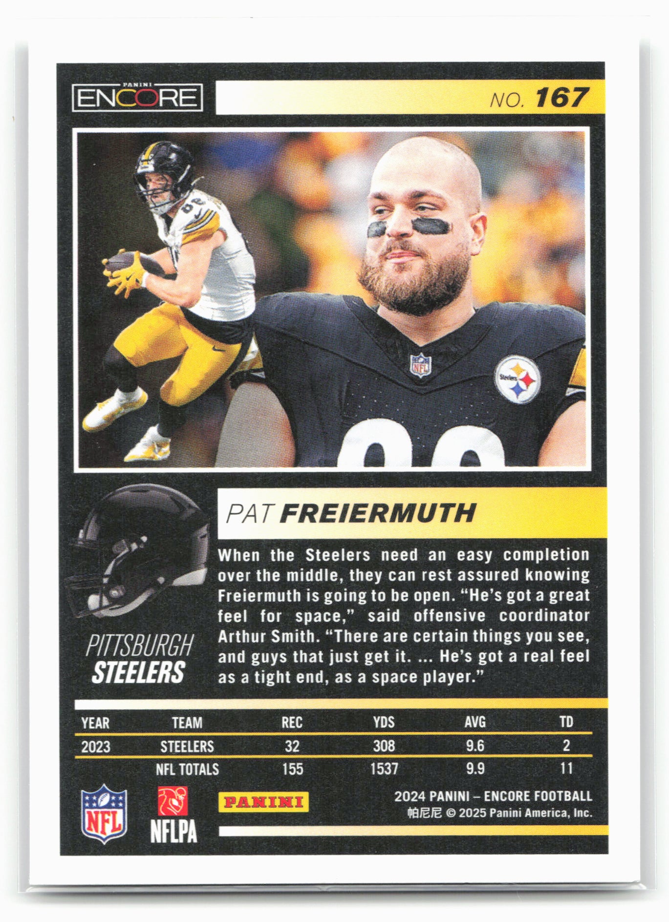 2024 Panini Encore #167 Pat Freiermuth