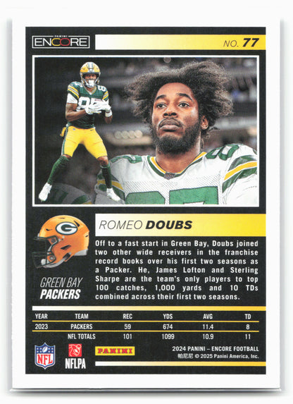 2024 Panini Encore #77 Romeo Doubs