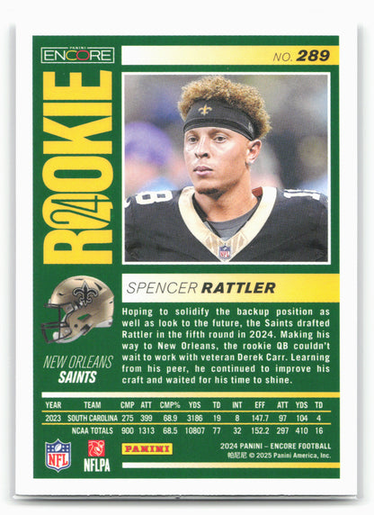 2024 Panini Encore #289 Spencer Rattler