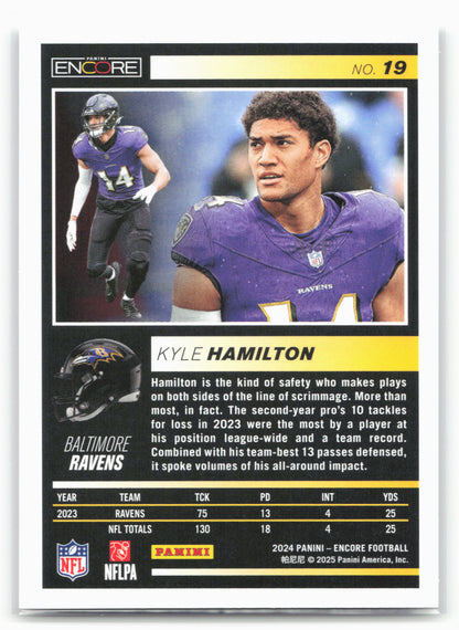 2024 Panini Encore #19 Kyle Hamilton