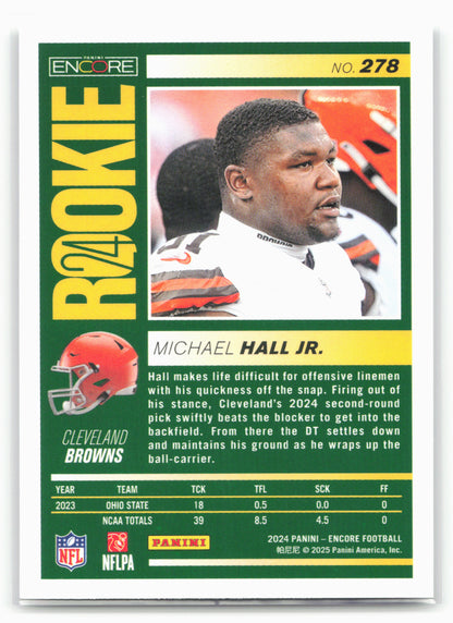 2024 Panini Encore #278 Michael Hall Jr.