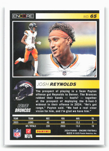 2024 Panini Encore #65 Josh Reynolds