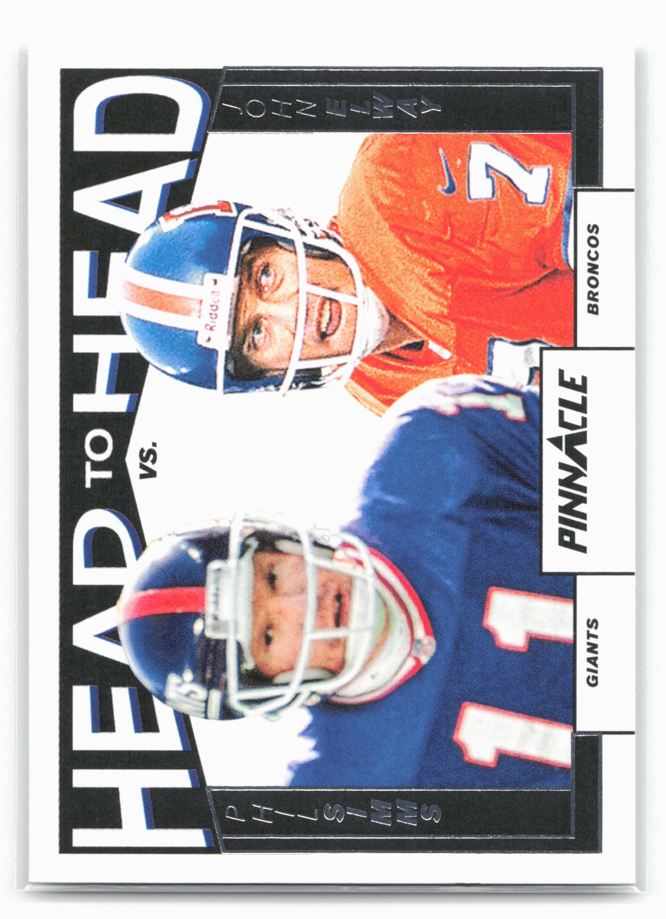 2024 Panini Encore #11 John Elway / Phil Simms Head to Head