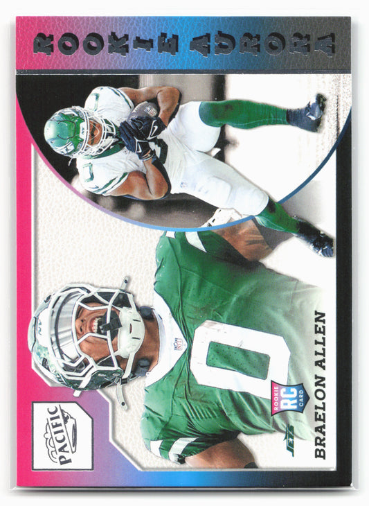 2024 Panini Encore #14 Braelon Allen Rookie Aurora
