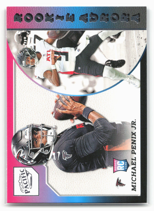 2024 Panini Encore #5 Michael Penix Jr. Rookie Aurora