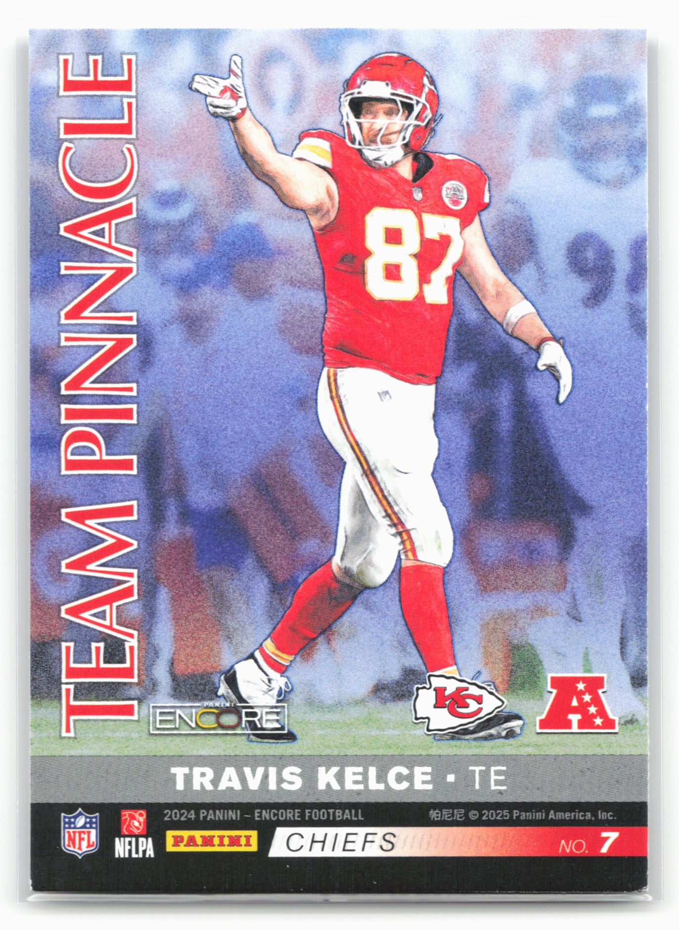 2024 Panini Encore #7 George Kittle / Travis Kelce Team Pinnacle