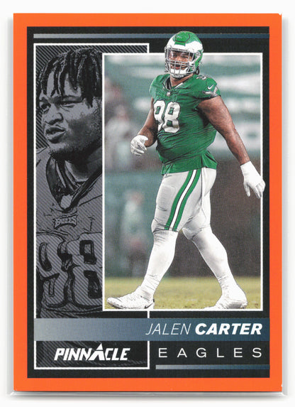 2024 Panini Encore #163 Jalen Carter Orange #/99