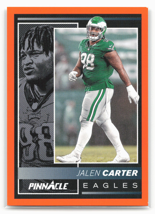 2024 Panini Encore #163 Jalen Carter Orange #/99