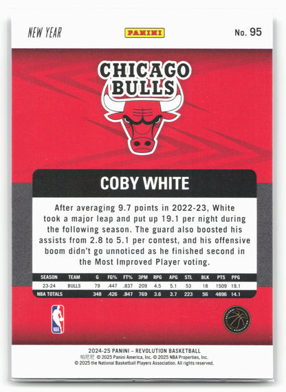 2024-25 Panini Revolution #95 Coby White Chinese New Year