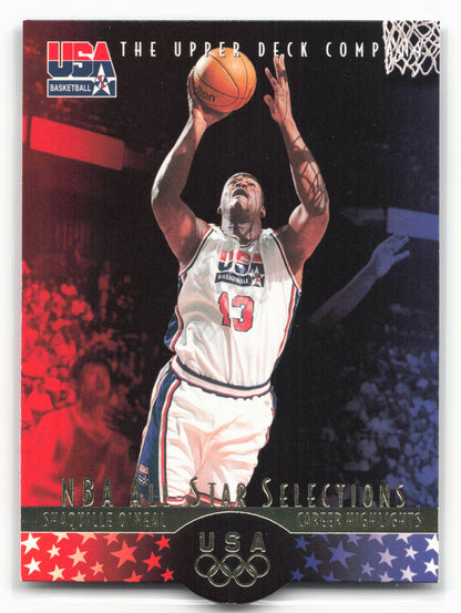 1996 Upper Deck USA #19 Shaquille O'Neal 26153