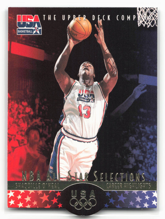 1996 Upper Deck USA #19 Shaquille O'Neal 26153