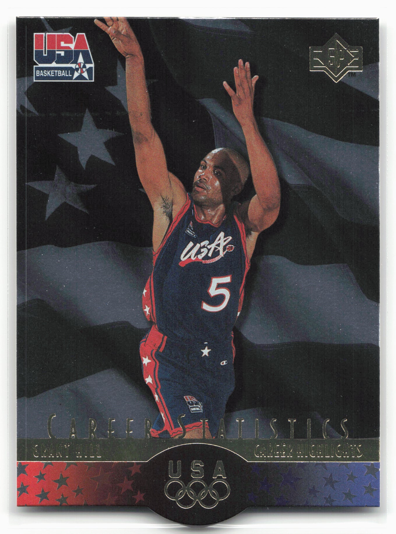 1996 Upper Deck USA #S2 Grant Hill SP Career Statistics 26155
