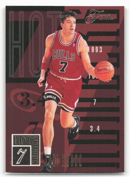 1994-95 Flair #7 Toni Kukoc Hot Numbers
