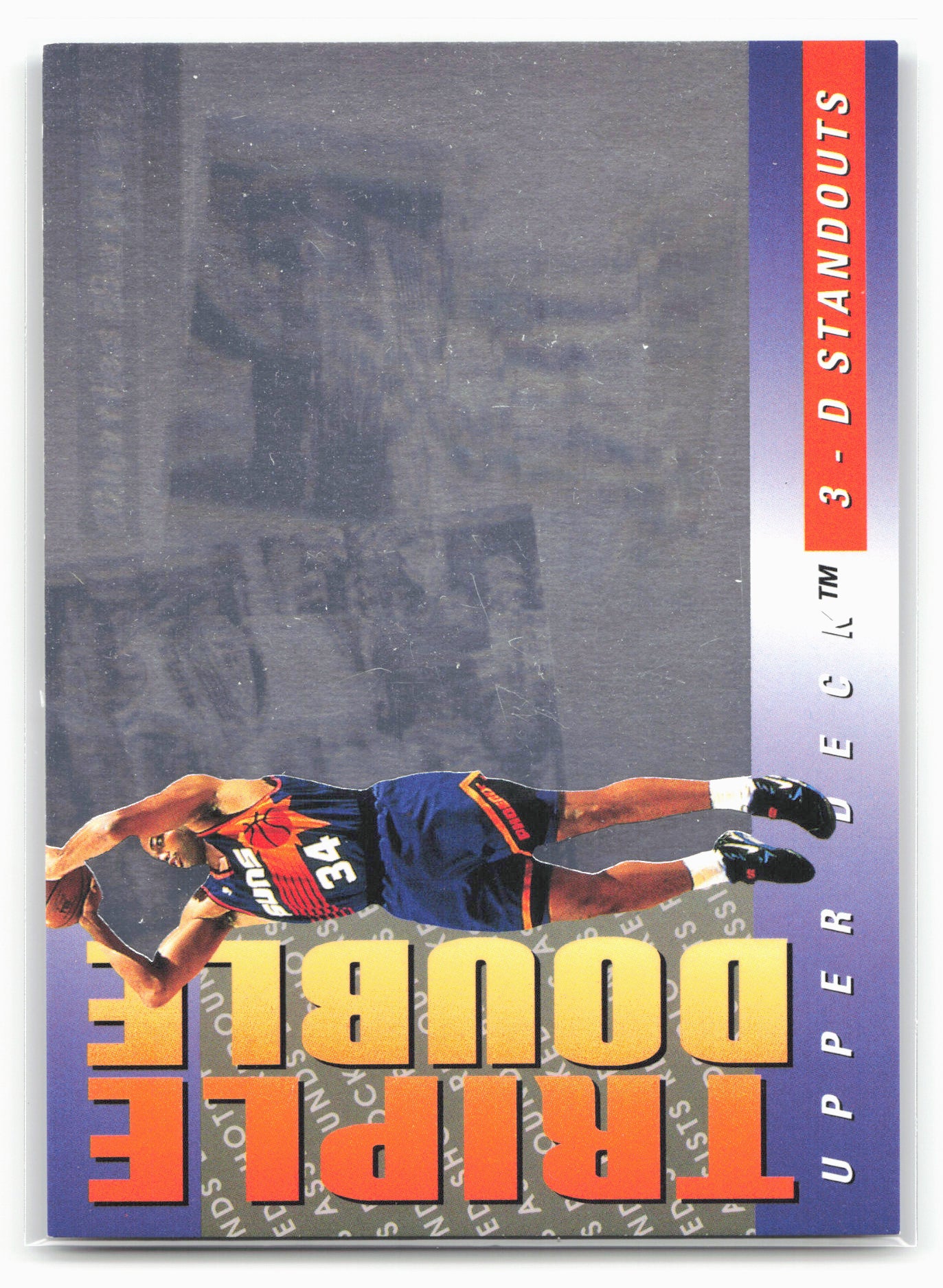 1993-94 Upper Deck #TD1 Charles Barkley Triple Double 3-D Standouts