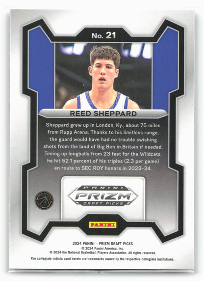 2024 Panini Prizm Draft Picks #21 Reed Sheppard 26169