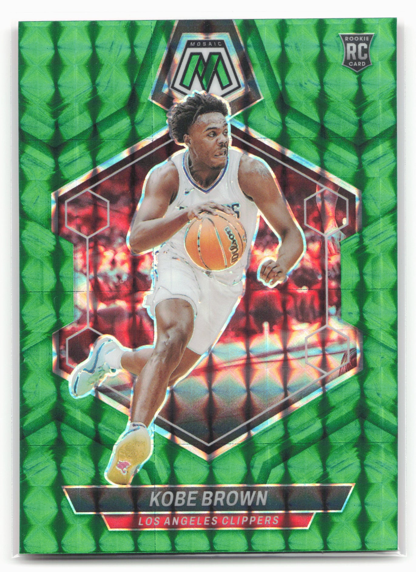 2023-24 Panini Mosaic #209 Kobe Brown Green 26170
