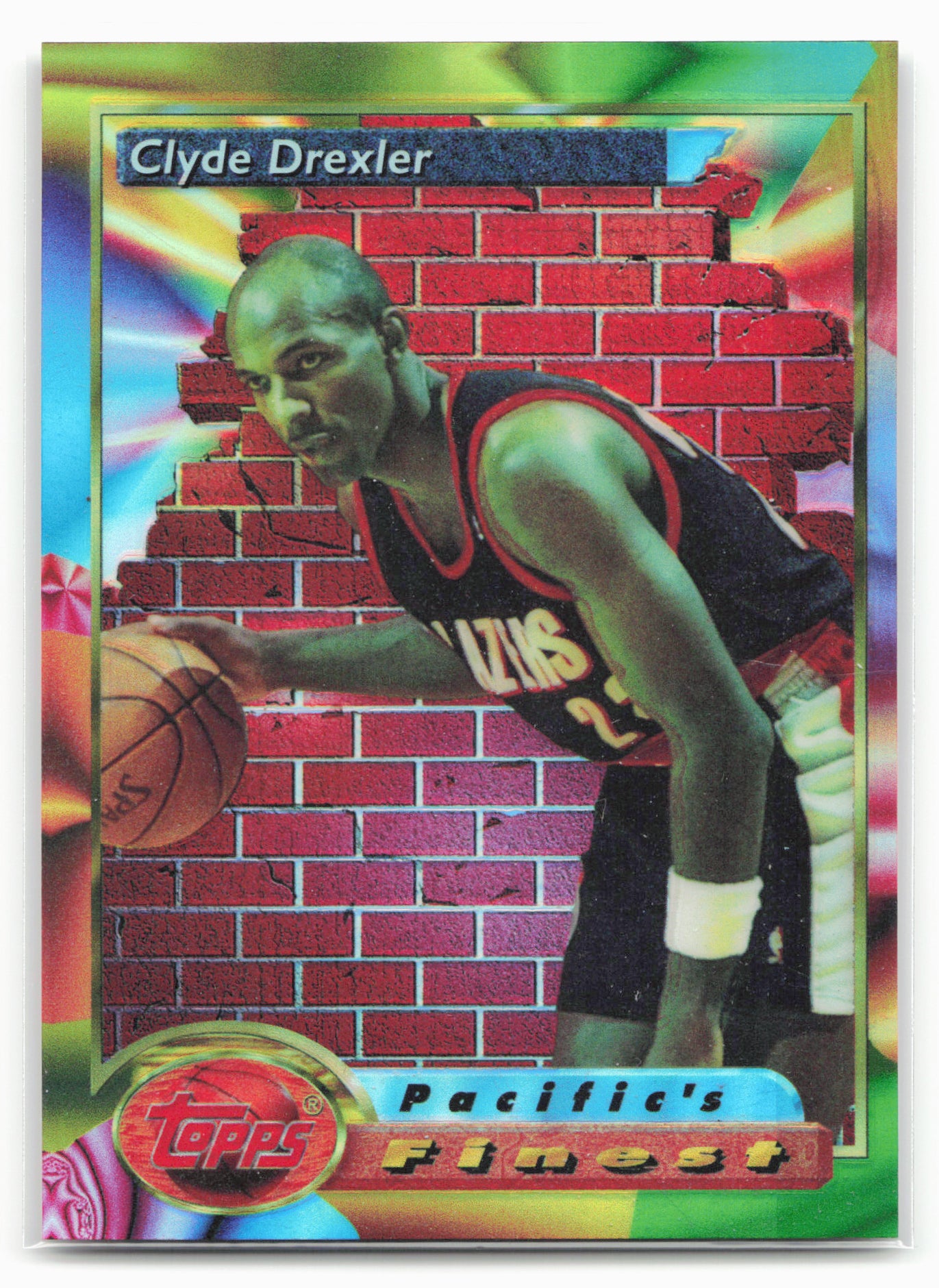 1993-94 Finest #129 Clyde Drexler Refractors