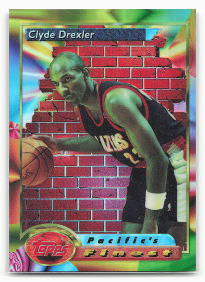 1993-94 Finest #129 Clyde Drexler Refractors