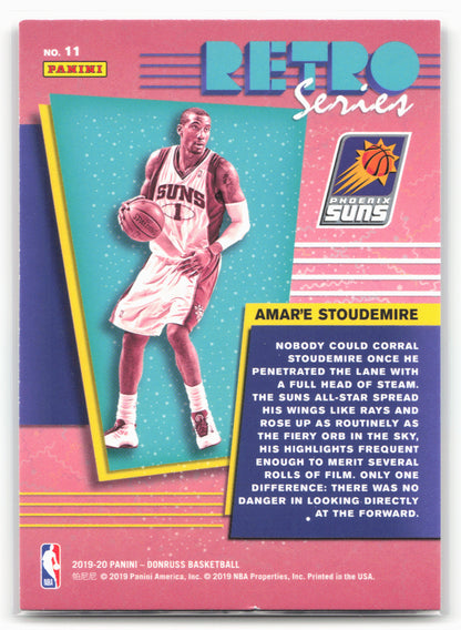 2019-20 Donruss #11 Amar'e Stoudemire Retro Series