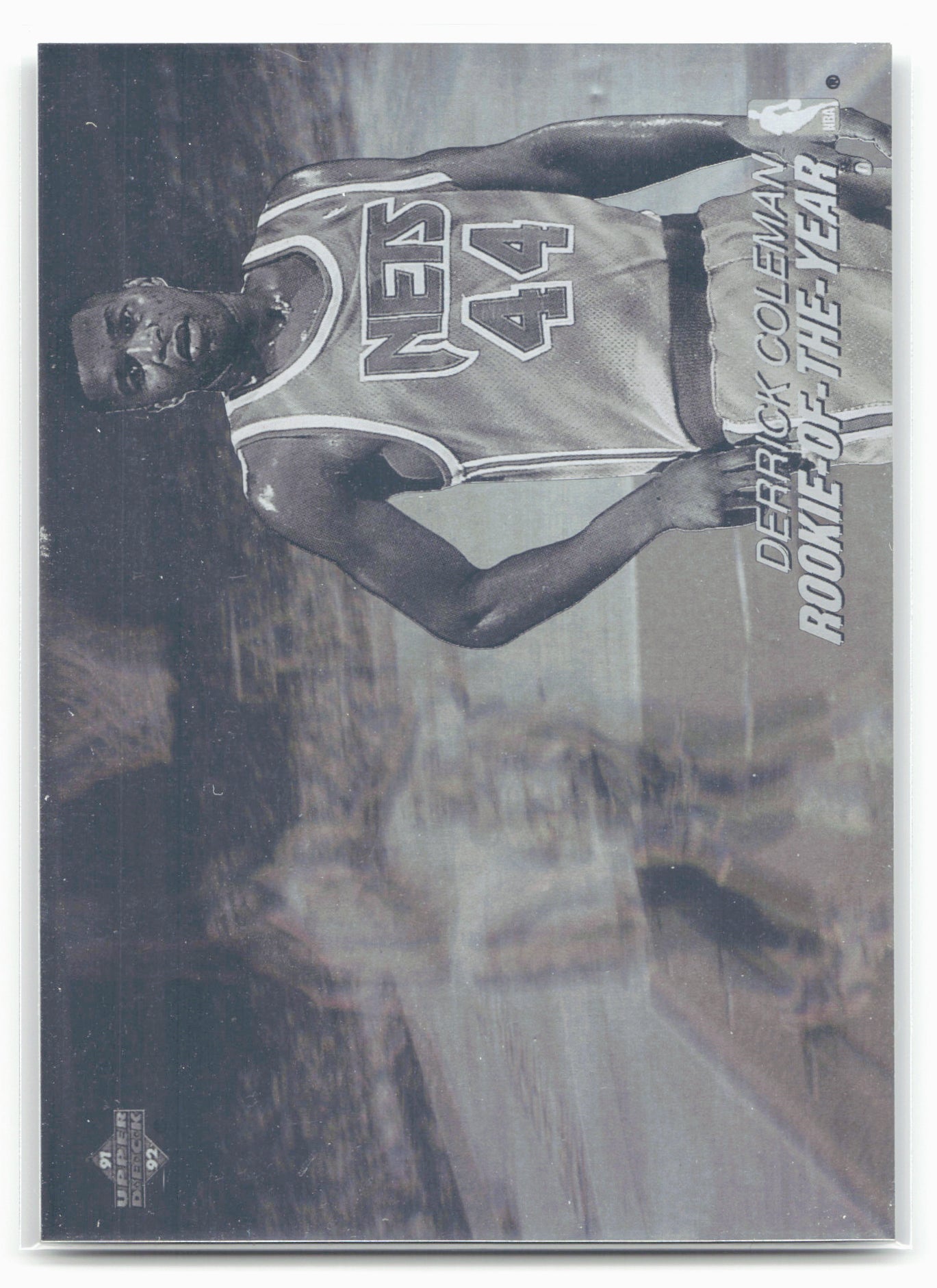 1991-92 Upper Deck #AW7 Derrick Coleman Award Winner Holograms