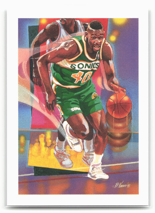 1991-92 Hoops #527 Shawn Kemp