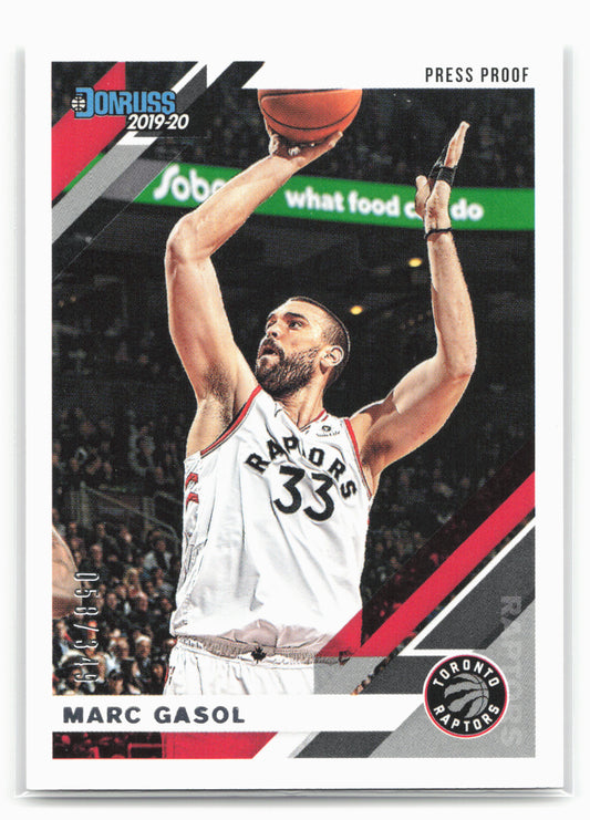 2019-20 Donruss #184 Marc Gasol Press Proof Silver #/349
