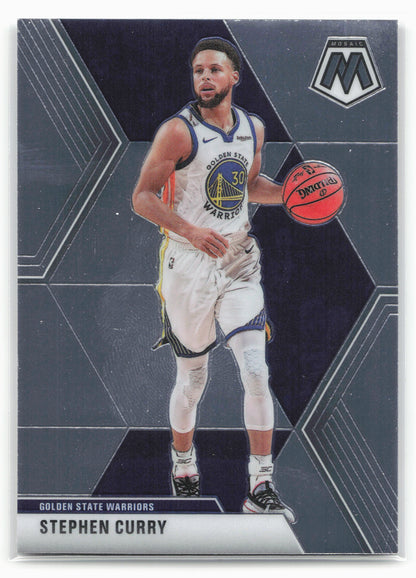 2019-20 Panini Mosaic #70 Stephen Curry