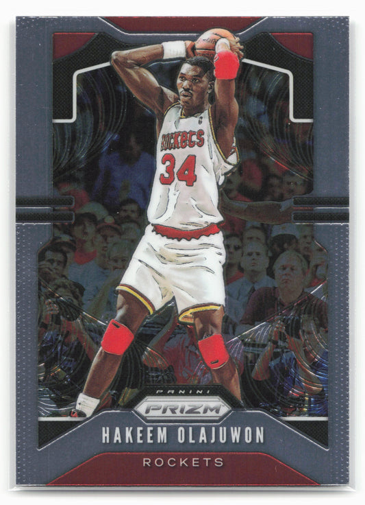 2019-20 Panini Prizm #4 Hakeem Olajuwon