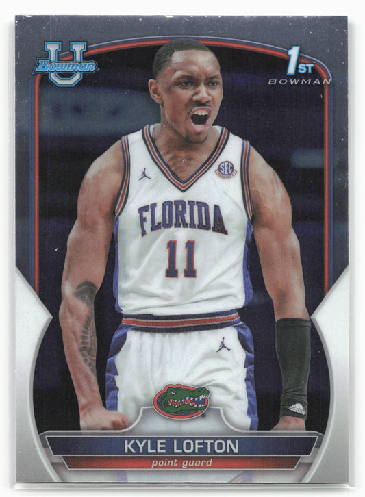 2022-23 Bowman University Chrome #18 Kyle Lofton
