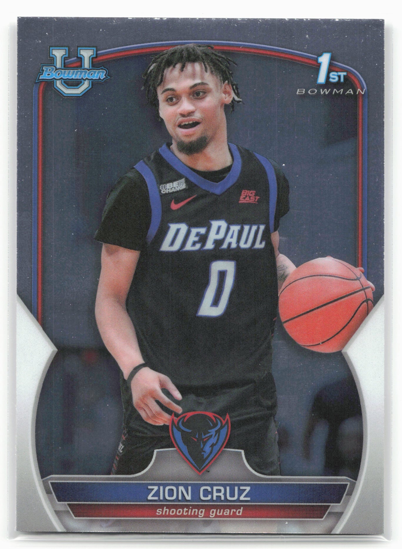 2022-23 Bowman University Chrome #91 Zion Cruz