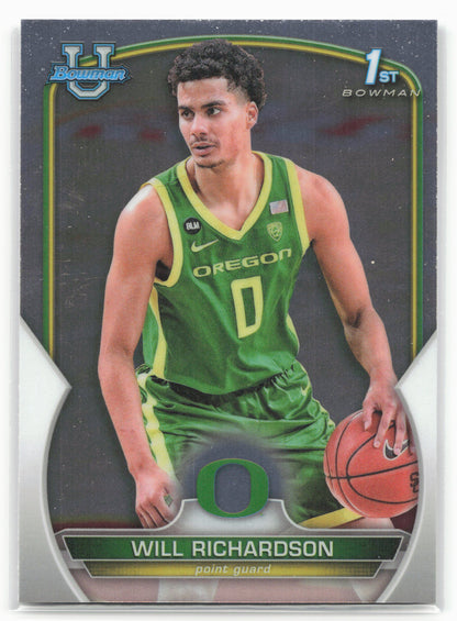 2022-23 Bowman University Chrome #31 Will Richardson