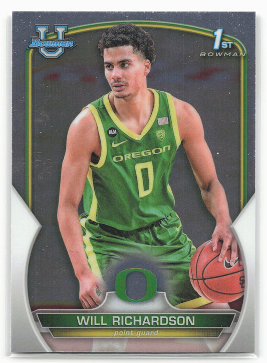 2022-23 Bowman University Chrome #31 Will Richardson