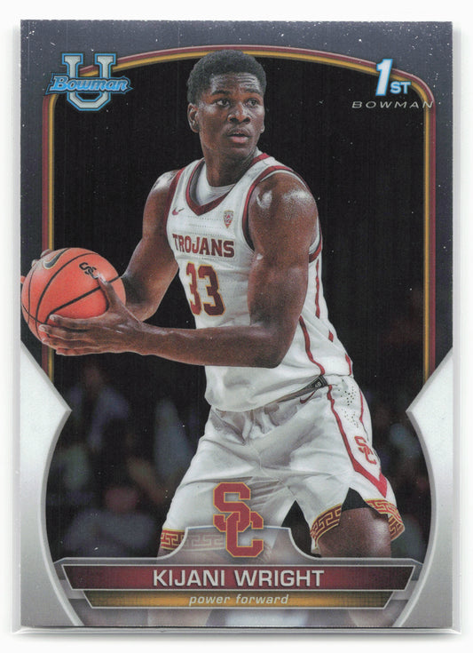2022-23 Bowman University Chrome #51 Kijani Wright