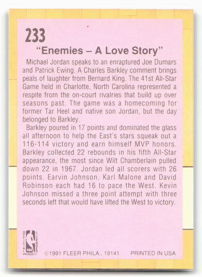 1991-92 Fleer #233 1991 All-Star Game