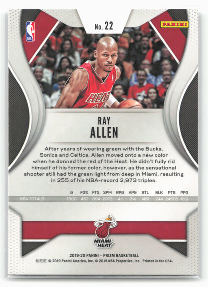 2019-20 Panini Prizm #22 Ray Allen