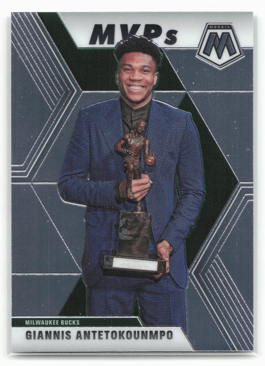 2019-20 Panini Mosaic #297 Giannis Antetokounmpo