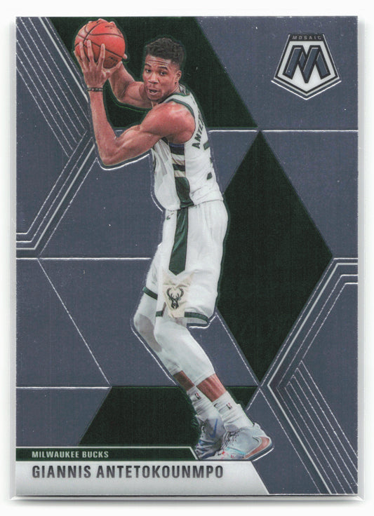 2019-20 Panini Mosaic #75 Giannis Antetokounmpo