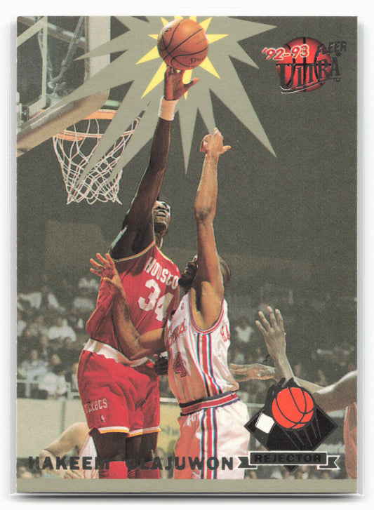 1992-93 Ultra #3 Hakeem Olajuwon Rejectors
