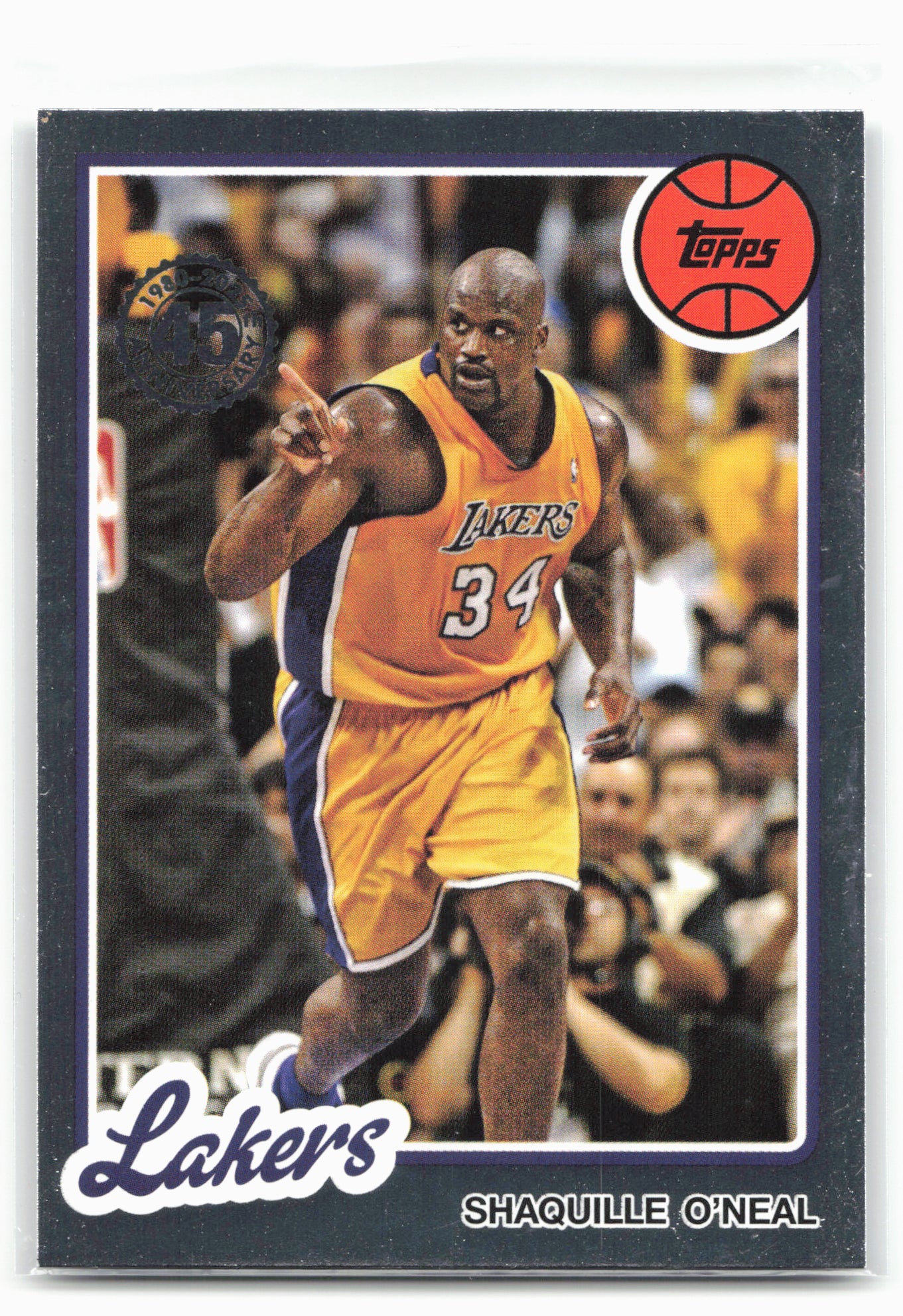 2025-26 Topps #80BK-4 Shaquille O'Neal 1980-81 Topps Basketball 26255