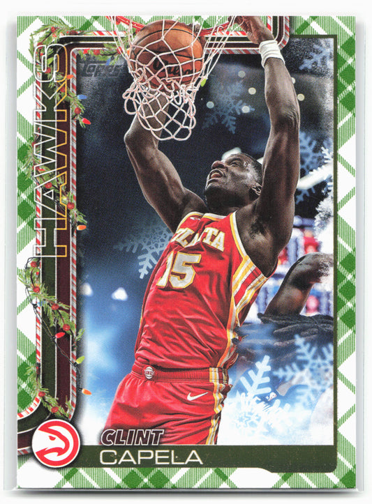 2025-26 Topps Holiday #H50 Clint Capela Plaid