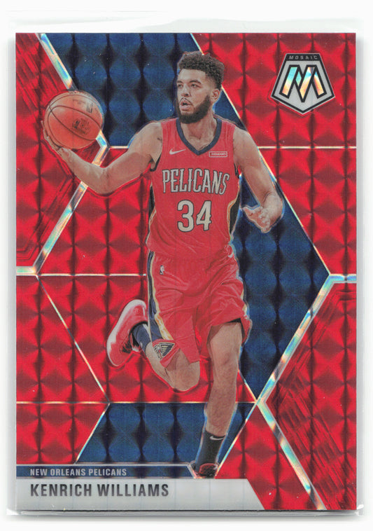 2019-20 Panini Mosaic #176 Kenrich Williams Red Prizm 26269