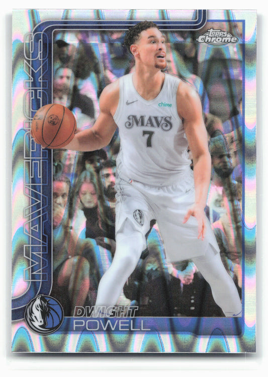 2025-26 Topps Chrome #223 Dwight Powell RayWave Refractor 26279