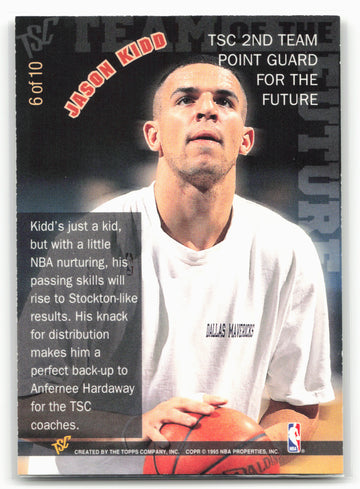 1994-95 Stadium Club #6 Jason Kidd Team of the Future