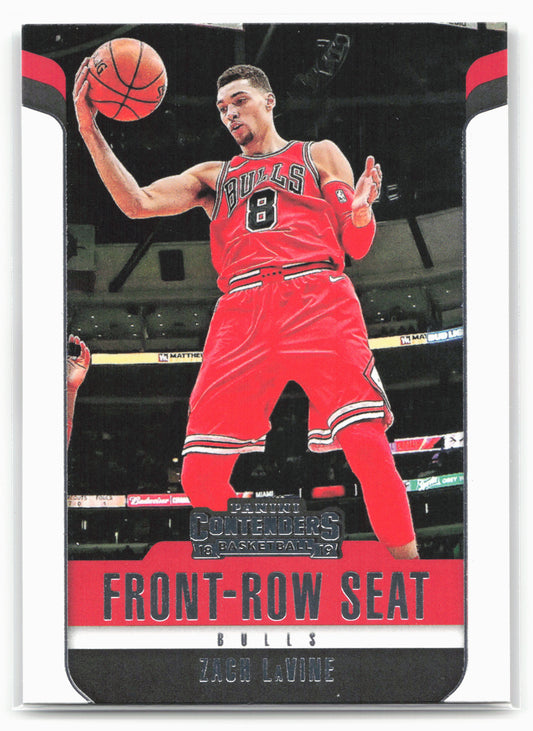 2018-19 Panini Contenders Optic #8 Zach LaVine Front Row Seat