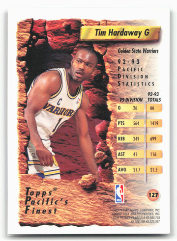 1993-94 Finest #127 Tim Hardaway
