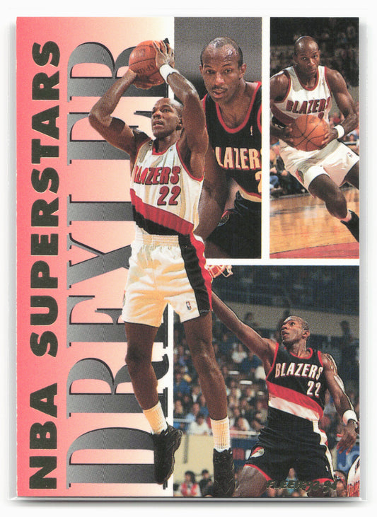 1993-94 Fleer #4 Clyde Drexler NBA Superstars