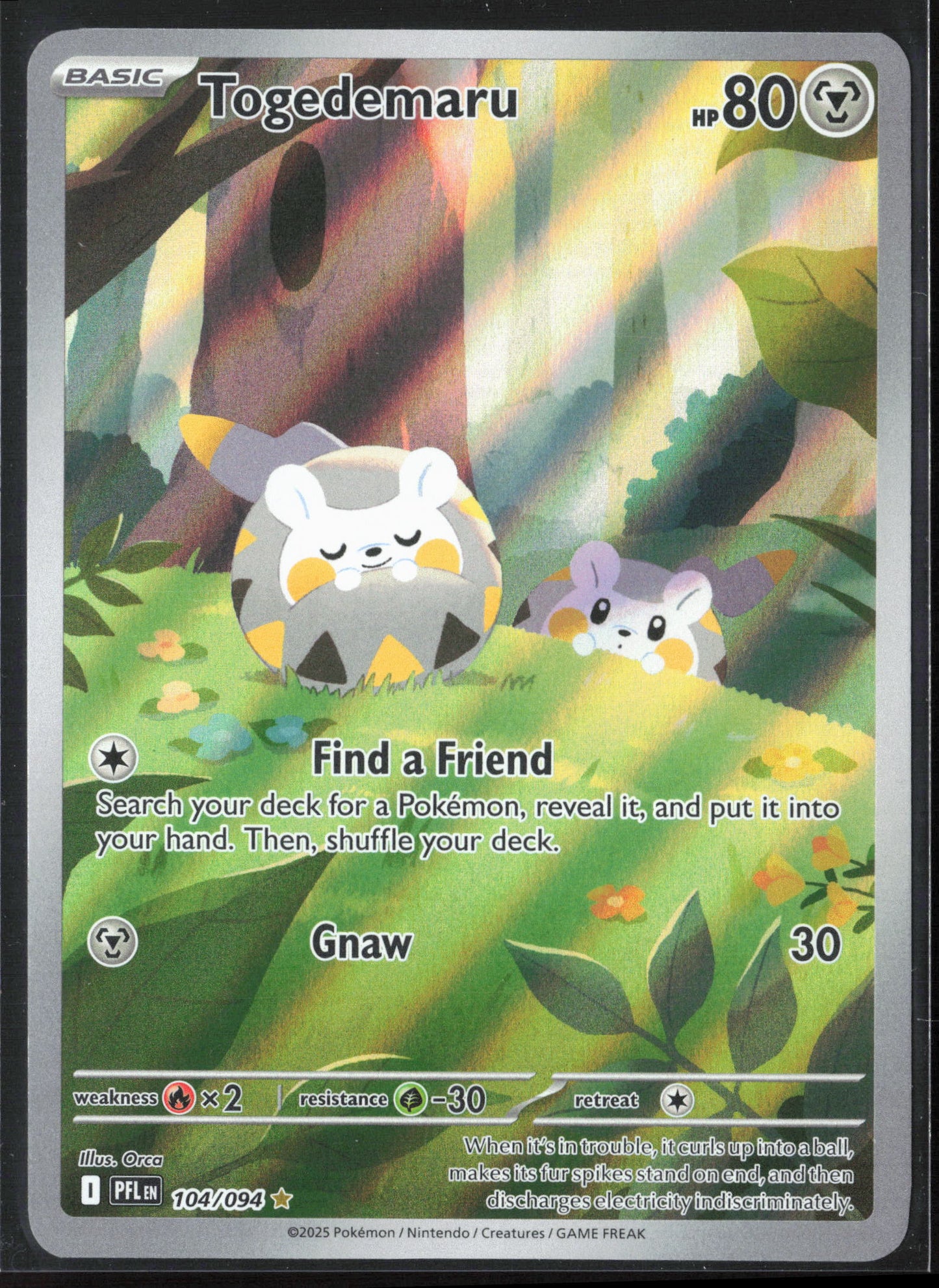 ME02: Phantasmal Flames #104/094 Togedemaru Holo - 26319