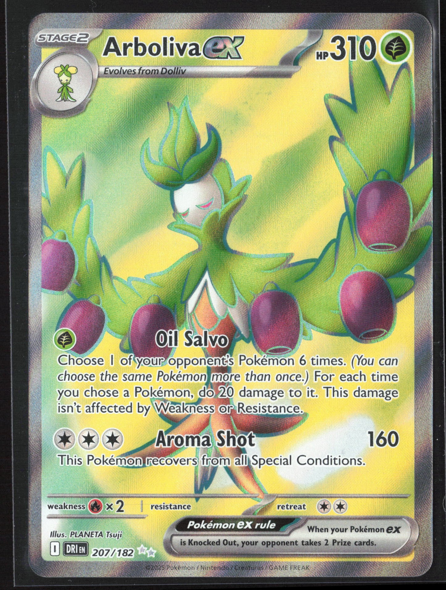 SV10: Destined Rivals #207/182 Arboliva ex Holo - 26320