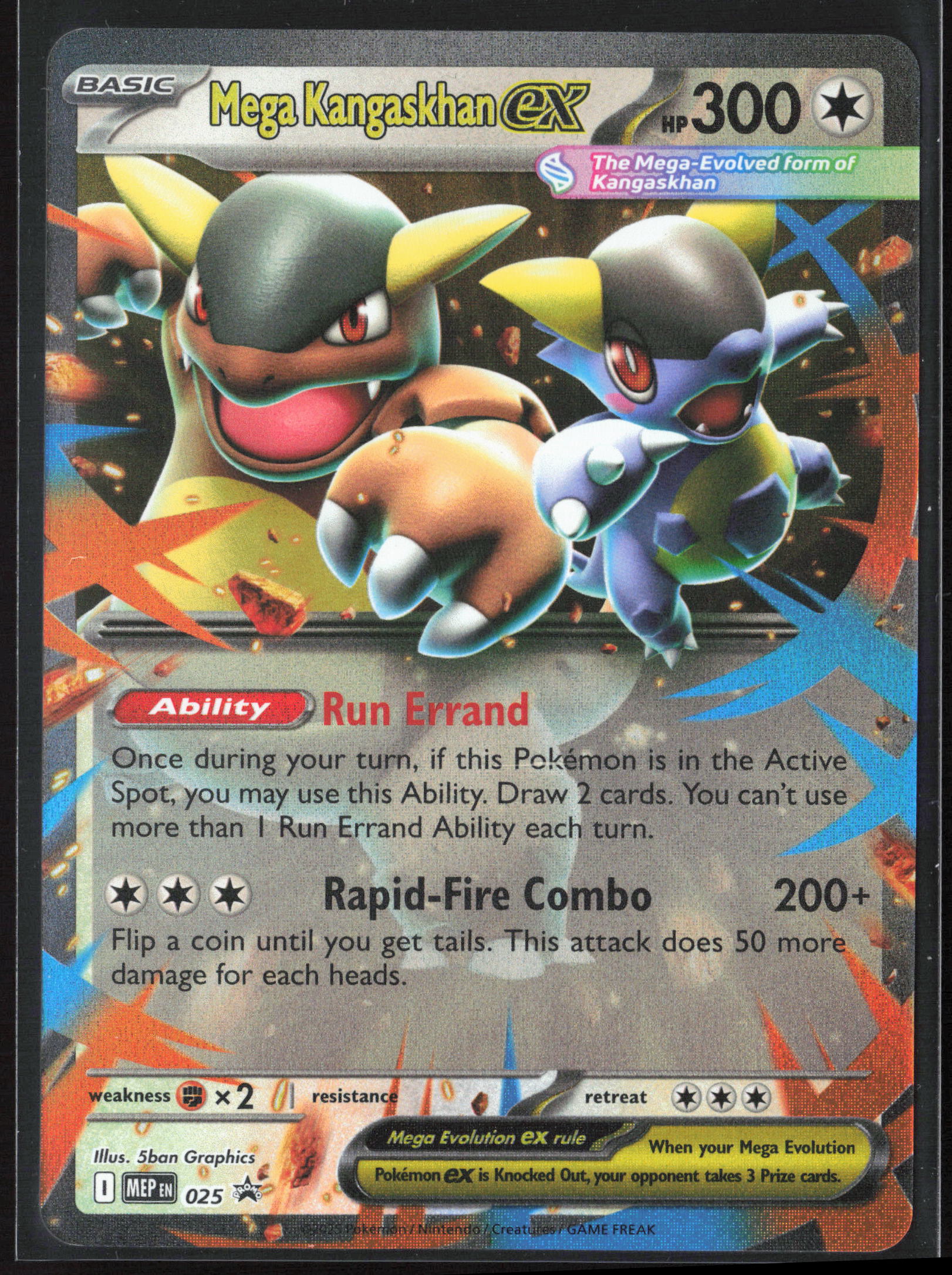 ME: Mega Evolution Promo #025 Mega Kangaskhan ex Holo 26323