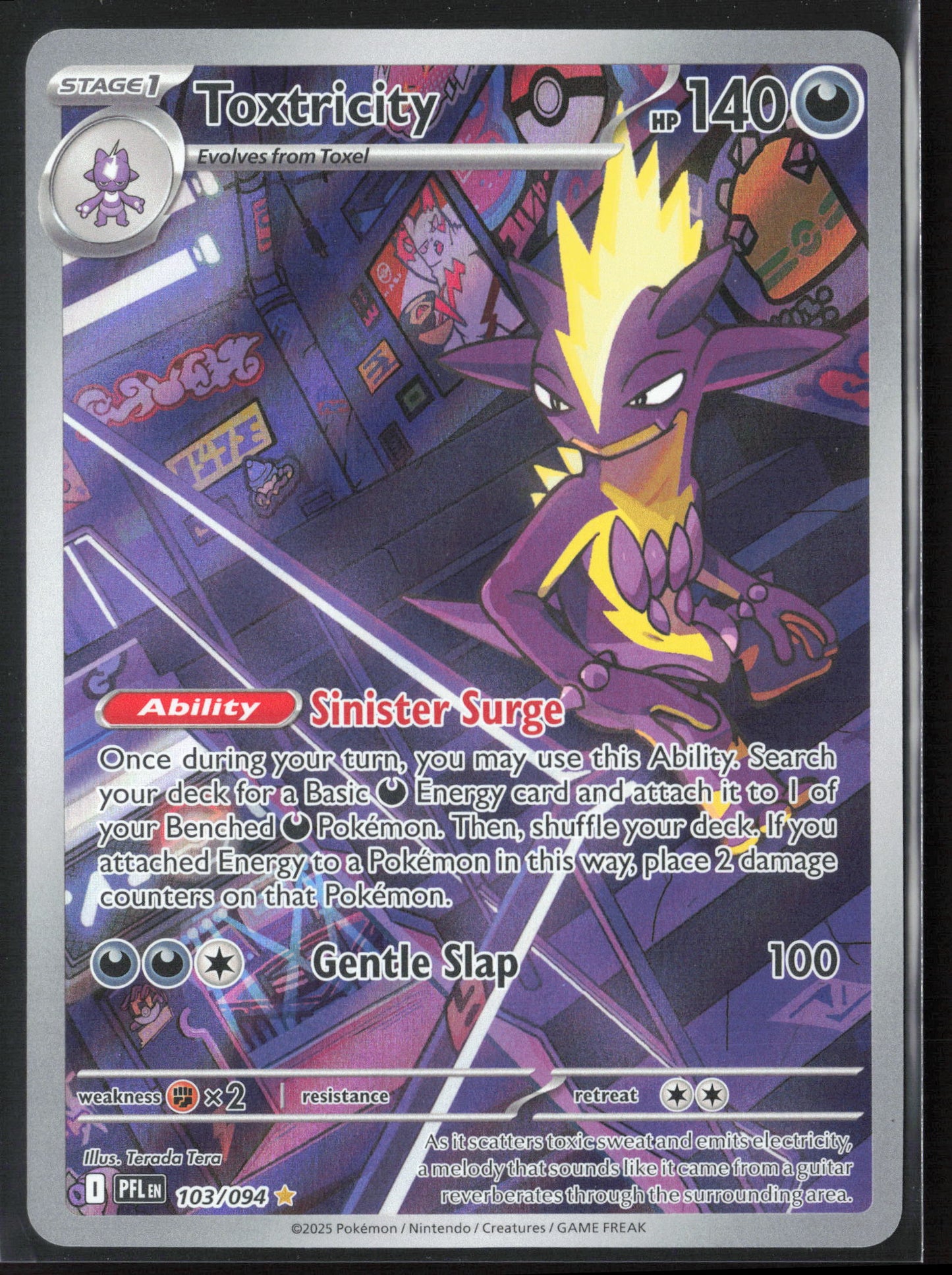 ME02: Phantasmal Flames #103/094 Toxtricity 26328 Holo